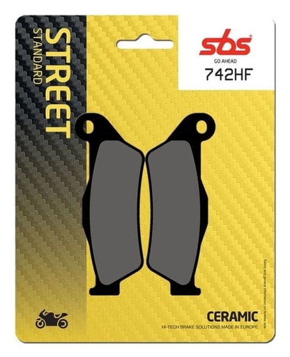 [EP742HF.] Pastillas de freno SBS compuesto cerámico BMW R 850 GS