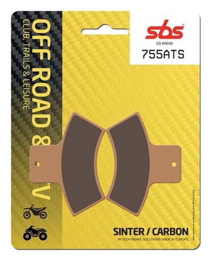 [EP755ATS.] Pastillas de freno traseras Quad Polaris Xpedition 4x4