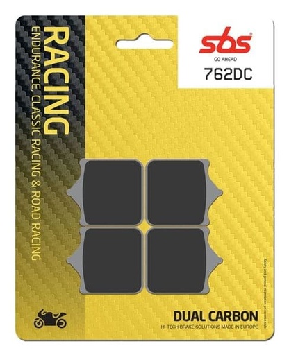 [EP762DC.] Pastillas de freno delanteras Carbon Ducati, Aprilia, Benelli