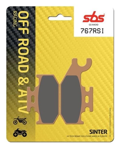 [EP767RSI.] Pastillas de freno delantera y trasera Bombardier DS 650