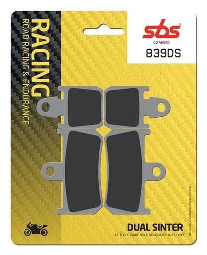 [EP839DS.] Pastillas de freno delantera Dual Sinter Yamaha YZF 1000 R1