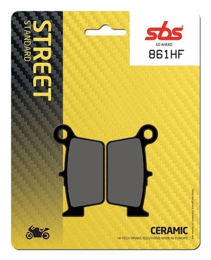 [EP861HF.] Pastillas de freno SBS compuesto cerámico Beta M4 125, Urban 125/200/350