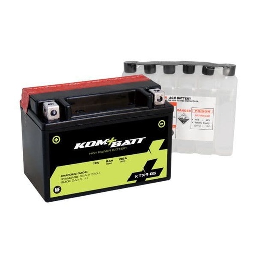 [R246611070.] Batería YTX9-BS 12V 8AH