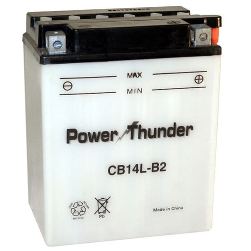 [E0614391P.] Batería YB14L-b2 (con ácido) - Power Thunder