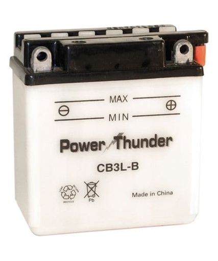 [E0603351P.] Batería YB3L-B (con ácido) - Power Thunder