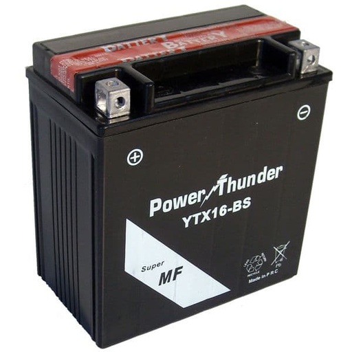 [E0616801P.] Batería YTX16-BS - Power Thunder