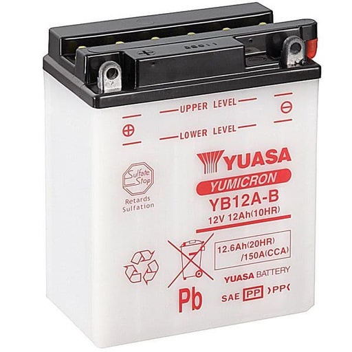 [¡ LIQUIDACIÓN !.] Batería YB12A-B (Oferta Liquidación) - Yuasa