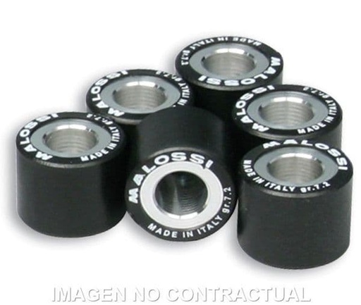 [E6611534Y0.] Rodillos variador Malossi 20x14,6 8,5gr.