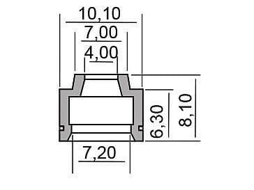 [R100669250.] Retén de válvula para Honda Peugeot Suzuki Yamaha