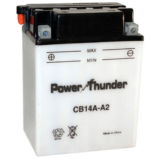 [E0614351P.] Batería YB14A-A2 (con ácido) - Power Thunder