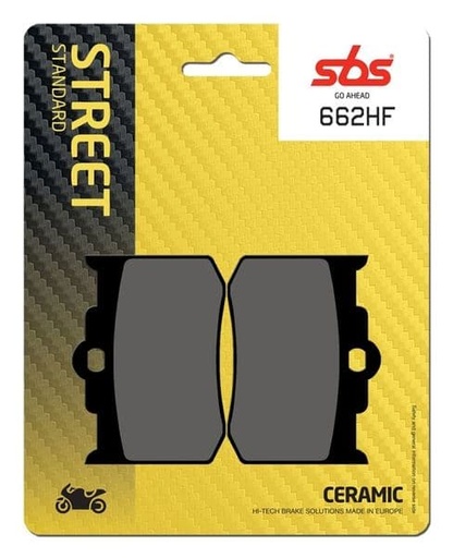 [EP662HF.] Pastillas de freno SBS P662-HF