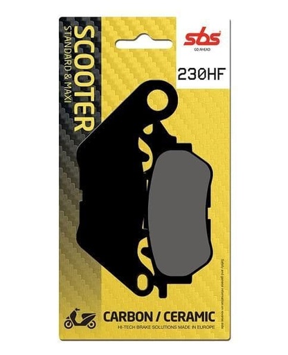 [EP230HF - R225103650.] Pastillas de freno traseras Xmax 125 (18-20) Xmax 300