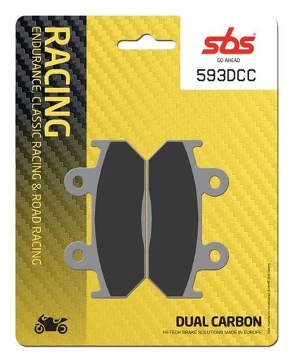 [EP593DCC.] Pastillas de freno SBS P593-DCC