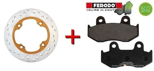 [kit freno del sh.] Pastillas de freno y disco Honda Sh 125 150 Dylan Passion Arroba