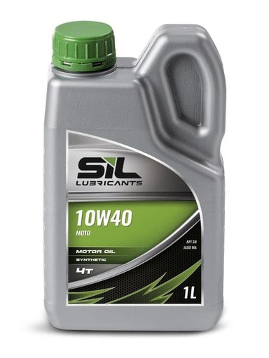 [1L Sil 10W40.] Aceite moto y scooter 4T 100% sintético / SAE disponible: 10w30, 5w40, 10w40, 15w50, 20w50