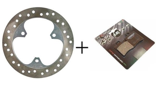 [HSH50-100 KIT.] Kit freno delantero disco - pastillas Honda Scoopy 50 y 100cc (1996 a 2003)