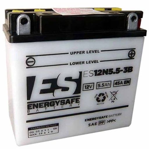 [E0680634.] Batería Y12N5.5-3B 12V, 6AH - Energy Safe