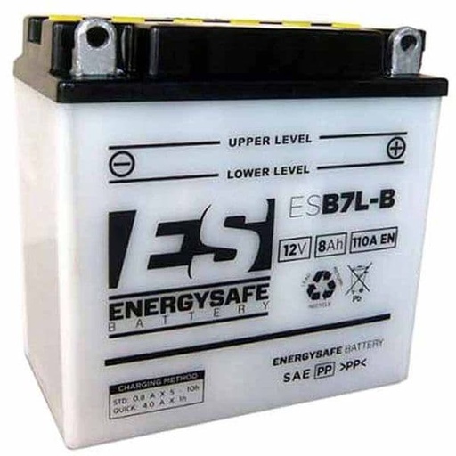 [E0680737.] Batería YB7L-B 12V, 8AH - Energy Safe