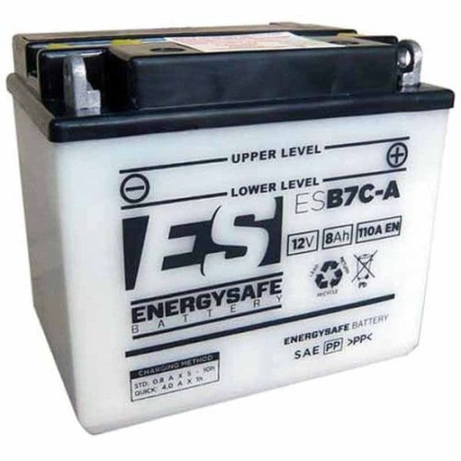 [E0680738.] Batería YB7C-A 12V, 8AH - Energy Safe