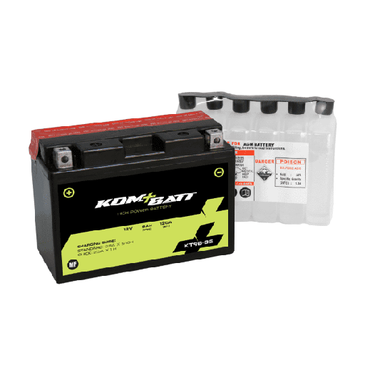 [R246611080.] Batería YT9B-BS 12V, 8 AH