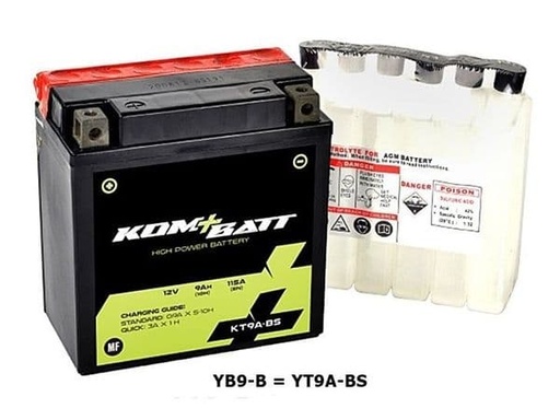 [R246611100.] Batería YB9-B = YT9A-BS (MF sin mantenimiento)