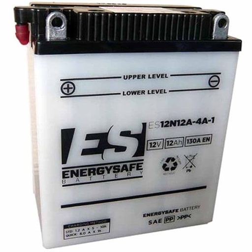 [E0681233.] Batería Y12N12A-4A-1 12V, 12AH - Energy Safe