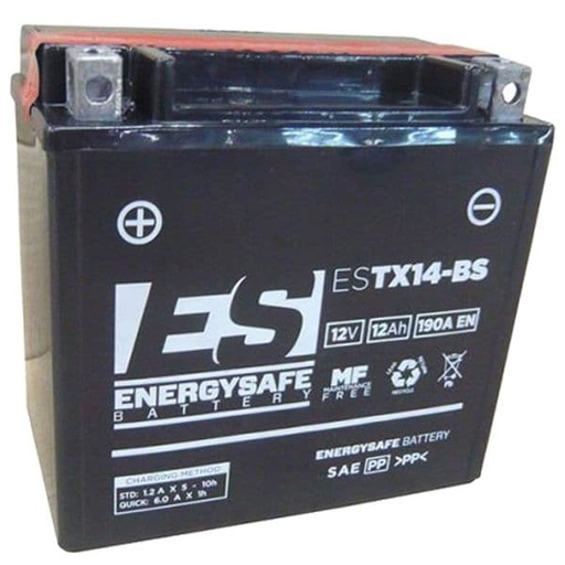 [E068129.] Batería YTX14-BS 12V, 12AH - Energy Safe