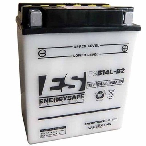[E0681439.] Batería YB14L-B2 12V, 14AH - Energy Safe