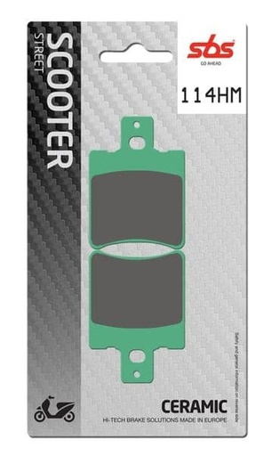 [EP114HM.] Pastillas de freno delanteras Yamaha Aerox 4 IE 4T Euro 4