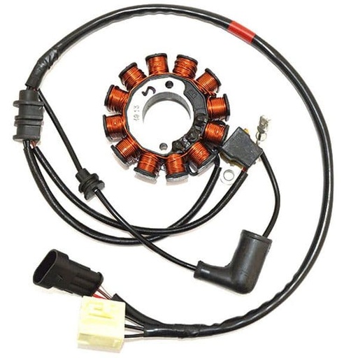 [E04168015.] Stator de encendido Piaggio Fly, Liberty Iget, Vespa LX IE, Motor 4T 3V 125