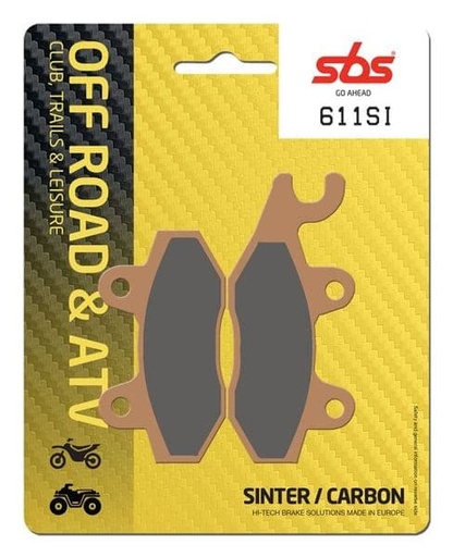 [EP611SI.] Pastillas de freno SBS sinterizadas moto Off-road