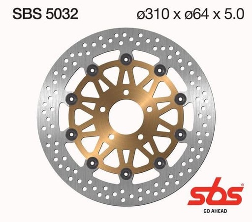 [ESBS5032.] Disco de freno delantero Suzuki GSF Bandit 400 1200 - Inazuma