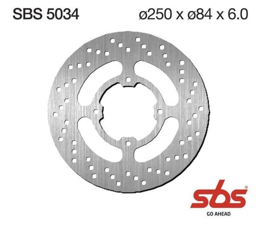 [ESBS5034.] Disco de freno trasero Suzuki GS F 500 04/06 - GSX F 750 89/97
