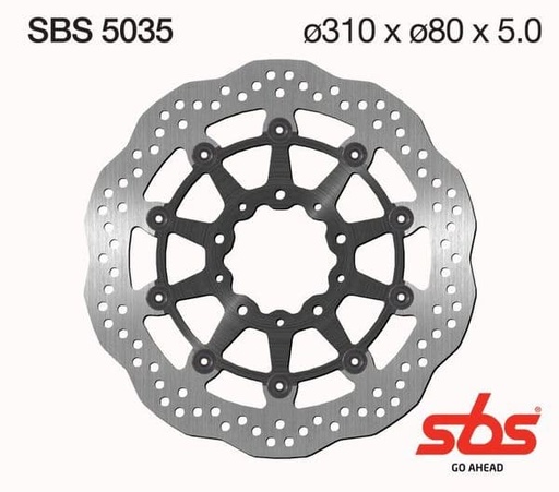 [ESBS5035.] Disco de freno delantero Kawasaki ZX6R Ninja 636 - Versys 1000 - Z1000 ZX10R