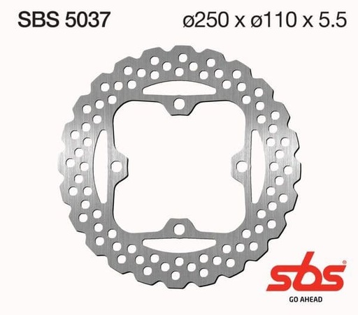 [ESBS5037.] Disco de freno trasero Kawasaki Z 750 800, Versys 1000 Z1000