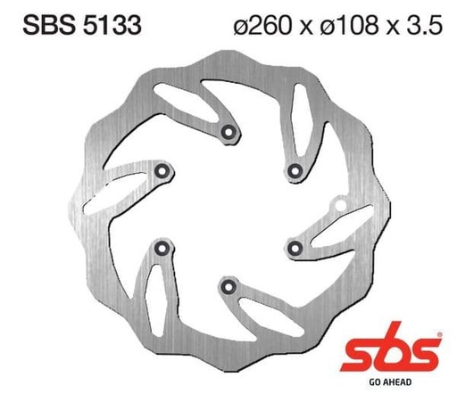 [ESBS5133.] Disco de freno SBS 5133