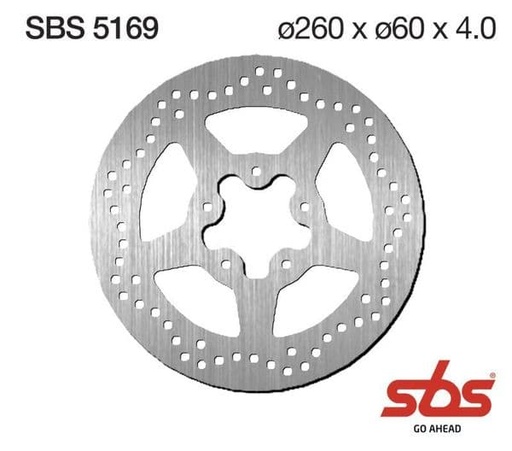 [ESBS5169.] Disco de freno SBS 5169