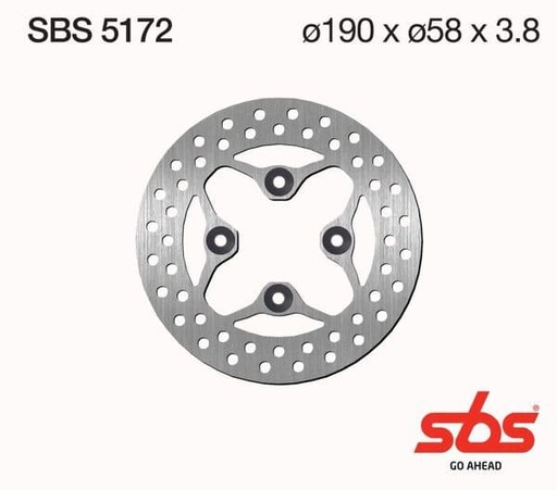 [ESBS5172.] Disco de freno SBS 5172