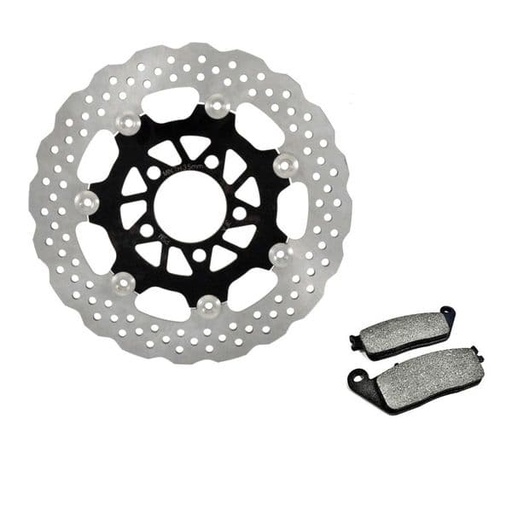 [RMS.] Kit disco freno delantero y pastillas Kymco Superdink 125 y 300cc (2300-2640)