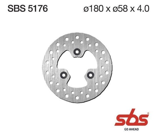 [HESBS5176.] Disco de Freno Kymco agility 4T 50 / Super 9 / Vitality Dink MXer 125