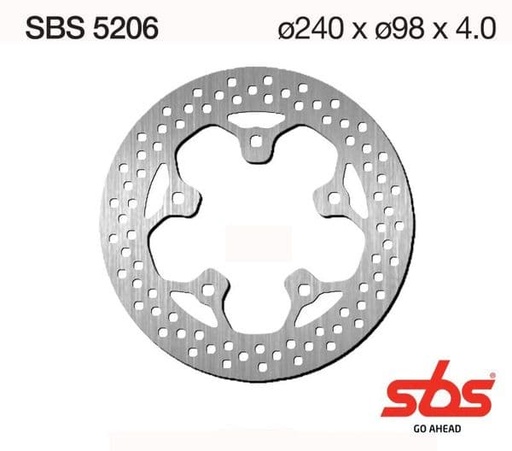 [ESBS5206.] Disco de freno SBS 5206