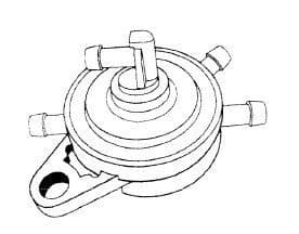 [S10.48.] Grifo de gasolina a depresión asiáticas scooter GY6 50 125(re
