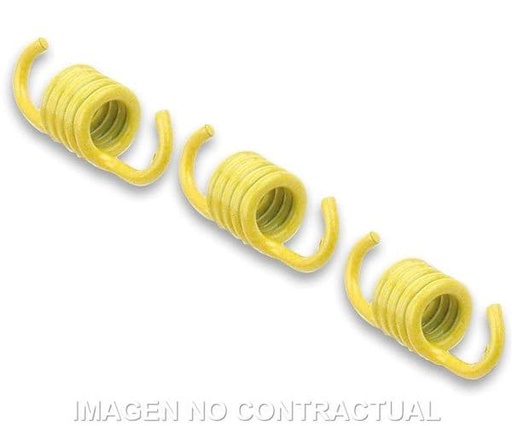 [E297393B.] Muelles para embrague MHR amarillos Piaggio 50