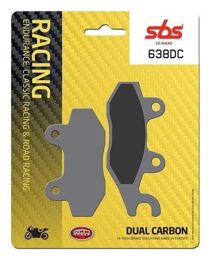 [EP638DC.] Pastillas de freno SBS P638-DC