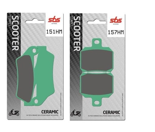 [Kit freno.] Kit Pastillas de freno delanteras + traseras Burgman 125 150 (02-06)