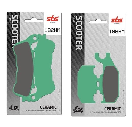 [Kit freno.] Kit Pastillas de freno del + tras Suzuki Sixteen Burgman 125 200 (07/)