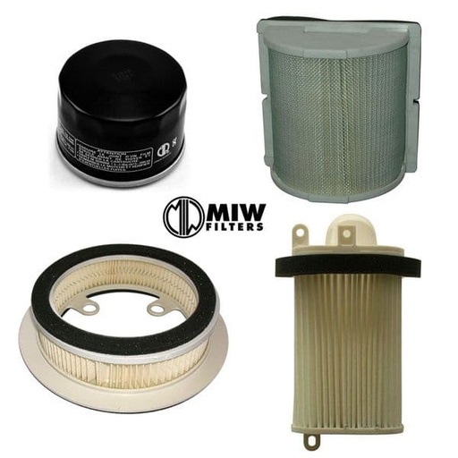 [F268985 + F2644557 + F2644757 + F2644747.] Kit de filtros aire + cárter + aceite para Yamaha XP 500 (2001 a 2007)