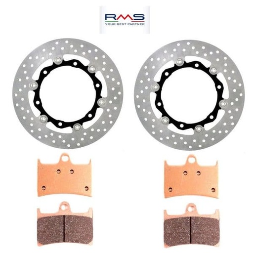 [R225162350 + R225101063.] Kit freno delantero Yamaha Xp Tmax 500 (2008-2011)