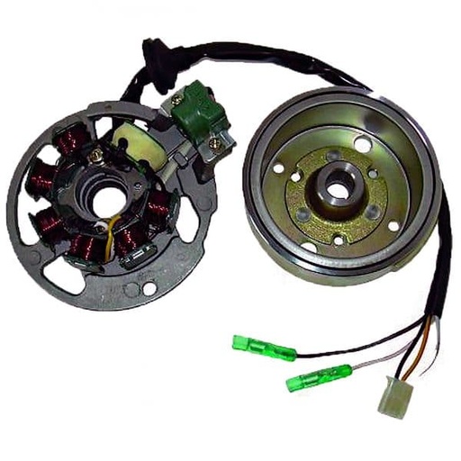 [E04073375.] Stator corriente - Volante magnético Yamaha Aerox, Jog - Aprilia 50 2T scooter