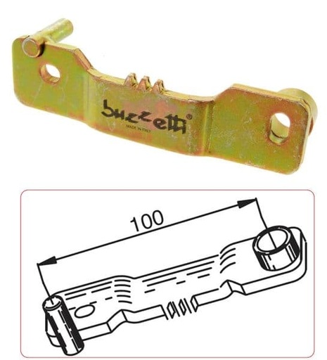 [BZT30597.] Herramienta útil bloqueo variador Piaggio Aprilia Gilera Vespa 125 150 200 4T